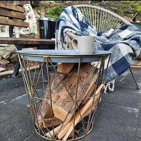 Romantisches Waldhaus Mit Privatsauna, Grill Und Feuerschtelle